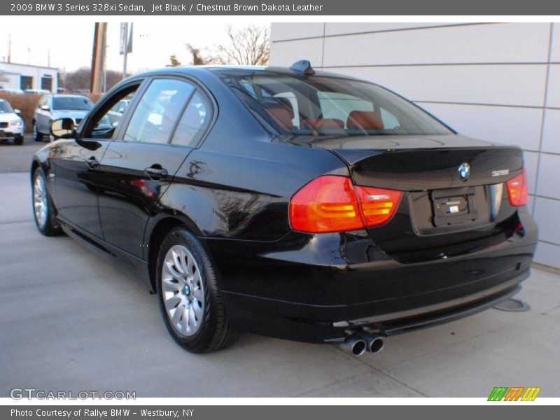 Jet Black / Chestnut Brown Dakota Leather 2009 BMW 3 Series 328xi Sedan