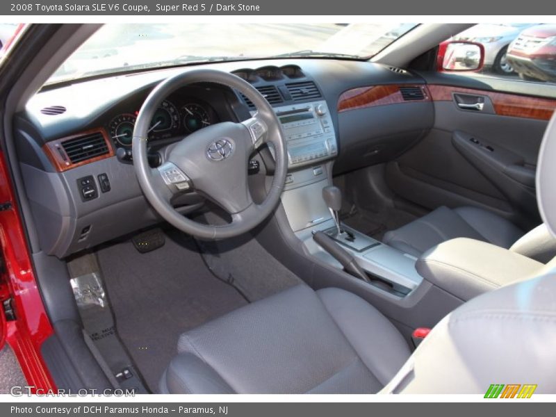 Super Red 5 / Dark Stone 2008 Toyota Solara SLE V6 Coupe
