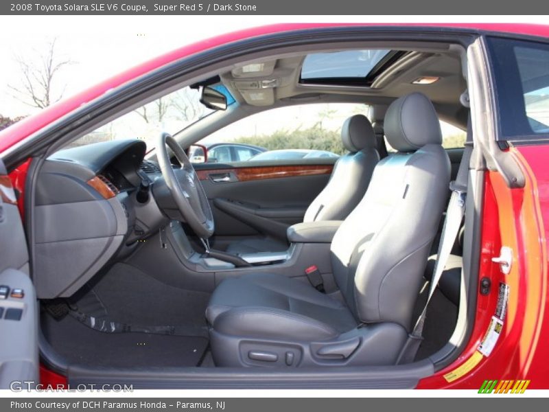 Super Red 5 / Dark Stone 2008 Toyota Solara SLE V6 Coupe