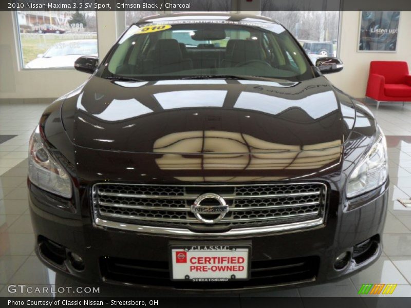 Crimson Black / Charcoal 2010 Nissan Maxima 3.5 SV Sport