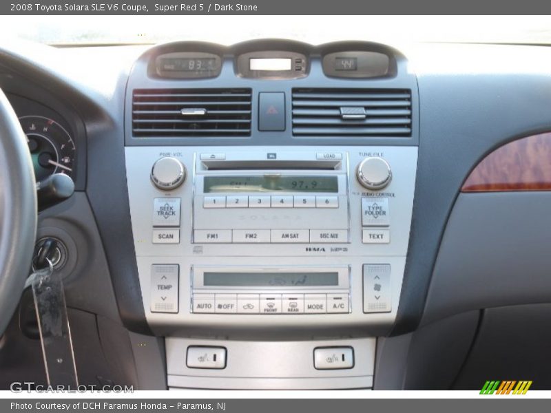 Super Red 5 / Dark Stone 2008 Toyota Solara SLE V6 Coupe
