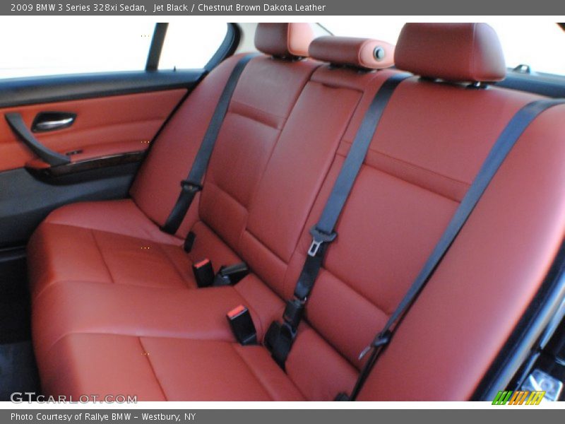 Jet Black / Chestnut Brown Dakota Leather 2009 BMW 3 Series 328xi Sedan