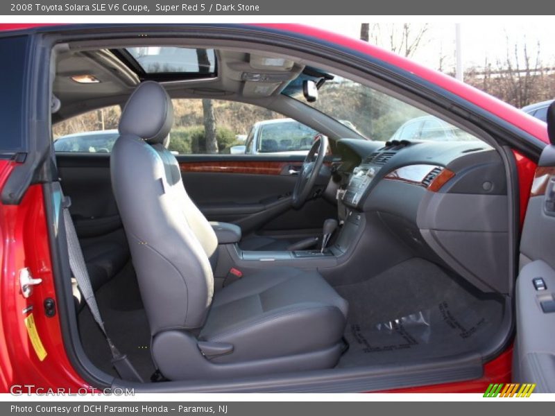 Super Red 5 / Dark Stone 2008 Toyota Solara SLE V6 Coupe