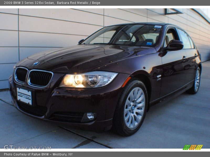 Barbara Red Metallic / Beige 2009 BMW 3 Series 328xi Sedan