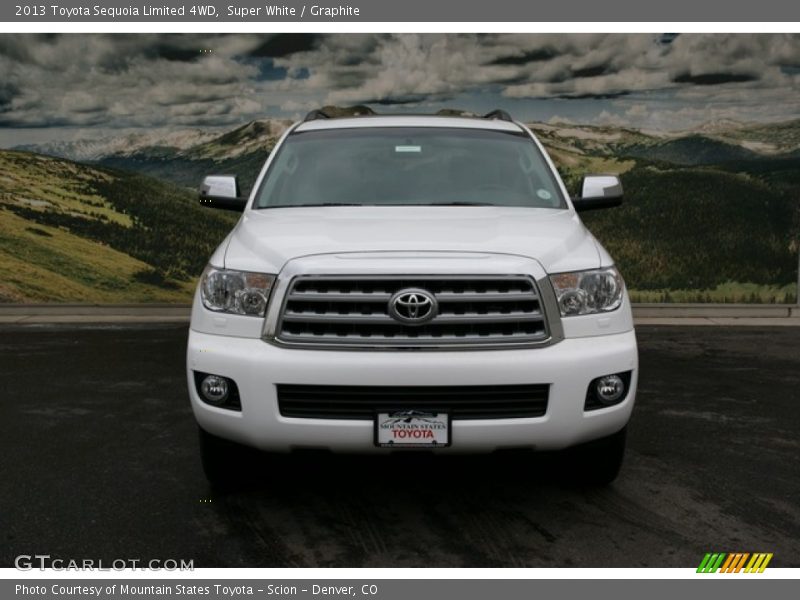 Super White / Graphite 2013 Toyota Sequoia Limited 4WD