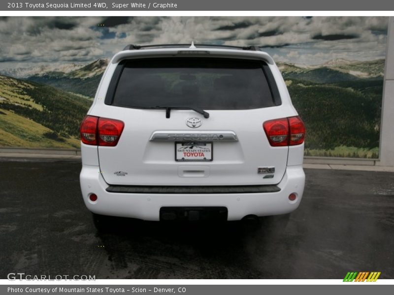 Super White / Graphite 2013 Toyota Sequoia Limited 4WD