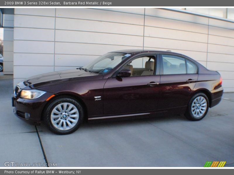  2009 3 Series 328xi Sedan Barbara Red Metallic