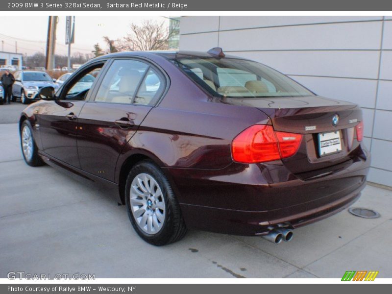 Barbara Red Metallic / Beige 2009 BMW 3 Series 328xi Sedan