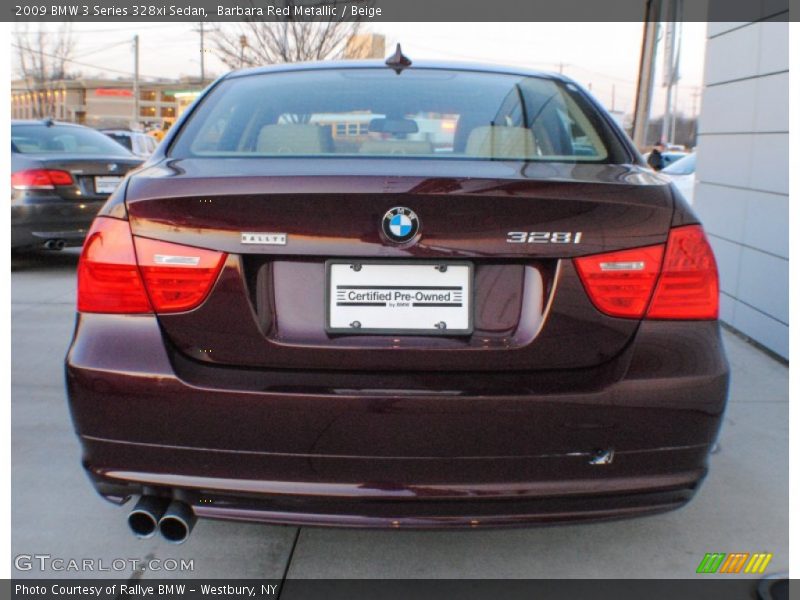 Barbara Red Metallic / Beige 2009 BMW 3 Series 328xi Sedan