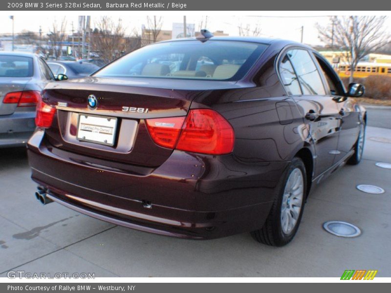 Barbara Red Metallic / Beige 2009 BMW 3 Series 328xi Sedan