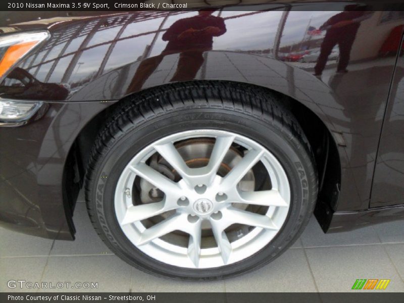 Crimson Black / Charcoal 2010 Nissan Maxima 3.5 SV Sport