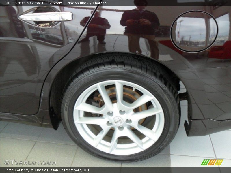 Crimson Black / Charcoal 2010 Nissan Maxima 3.5 SV Sport