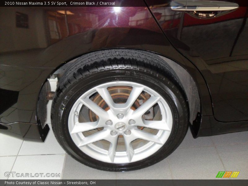 Crimson Black / Charcoal 2010 Nissan Maxima 3.5 SV Sport