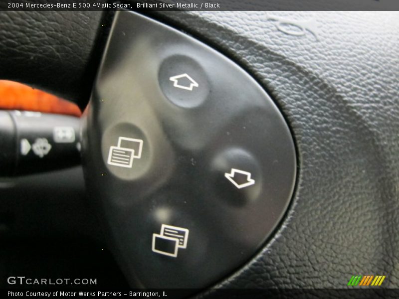 Brilliant Silver Metallic / Black 2004 Mercedes-Benz E 500 4Matic Sedan