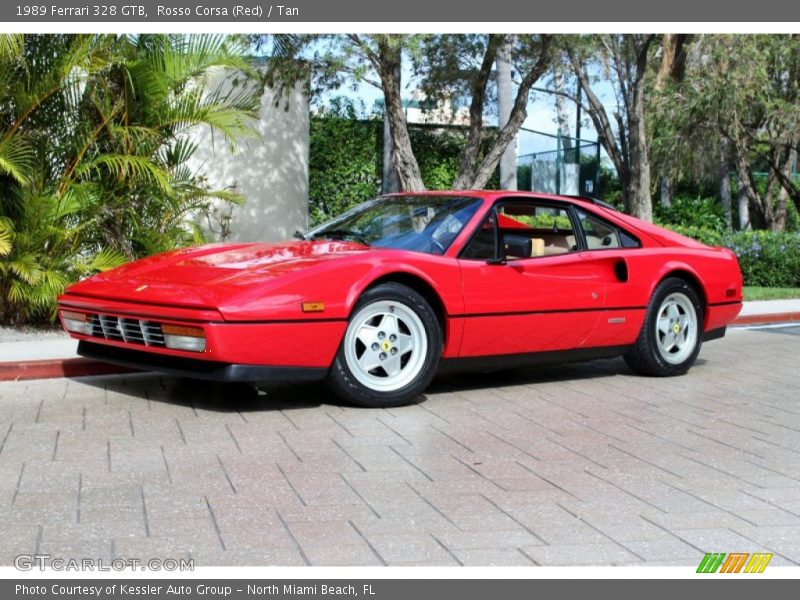 Front 3/4 View of 1989 328 GTB