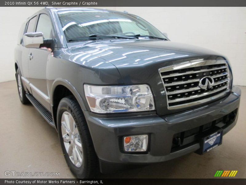 Silver Graphite / Graphite 2010 Infiniti QX 56 4WD