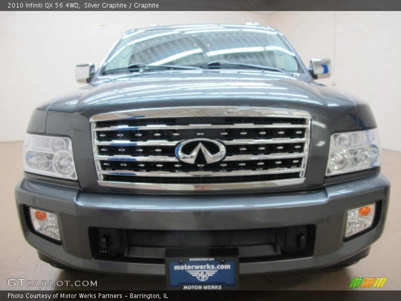 Silver Graphite / Graphite 2010 Infiniti QX 56 4WD