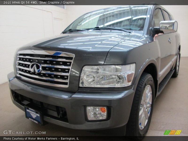 Silver Graphite / Graphite 2010 Infiniti QX 56 4WD
