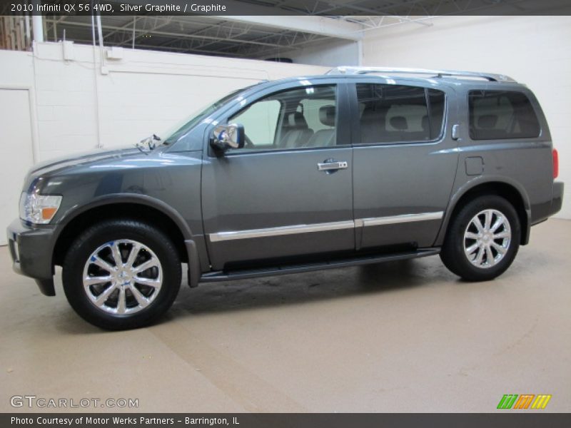 Silver Graphite / Graphite 2010 Infiniti QX 56 4WD