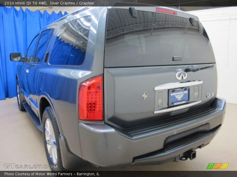 Silver Graphite / Graphite 2010 Infiniti QX 56 4WD
