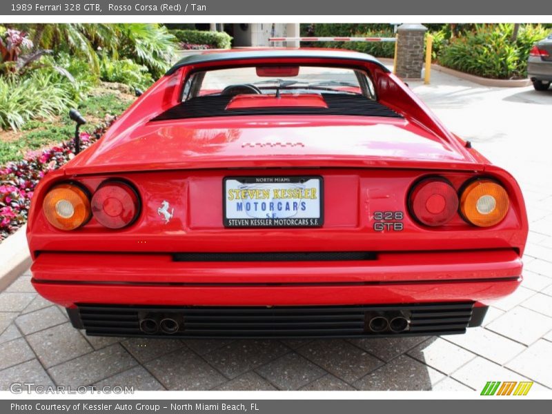 Rosso Corsa (Red) / Tan 1989 Ferrari 328 GTB
