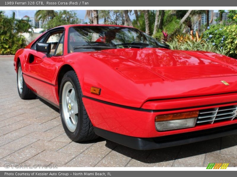 Rosso Corsa (Red) / Tan 1989 Ferrari 328 GTB