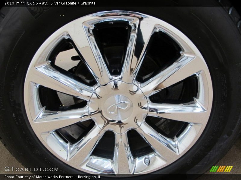 Silver Graphite / Graphite 2010 Infiniti QX 56 4WD