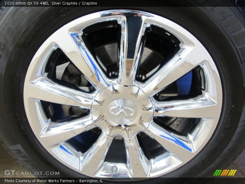 Silver Graphite / Graphite 2010 Infiniti QX 56 4WD