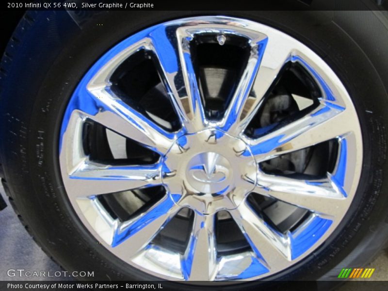 Silver Graphite / Graphite 2010 Infiniti QX 56 4WD