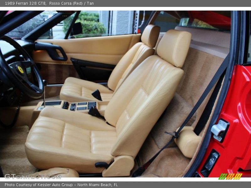 Front Seat of 1989 328 GTB