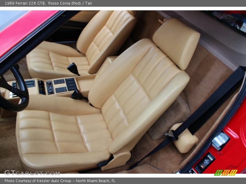 Front Seat of 1989 328 GTB