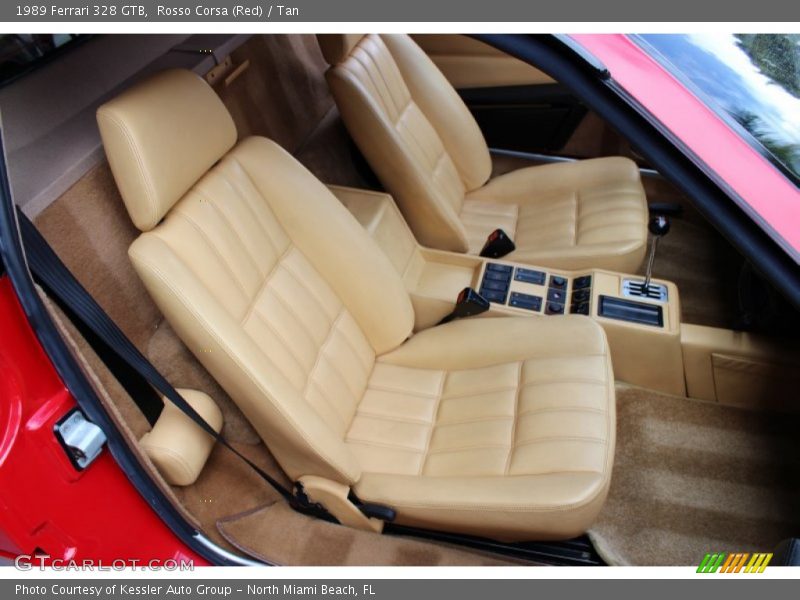 Front Seat of 1989 328 GTB