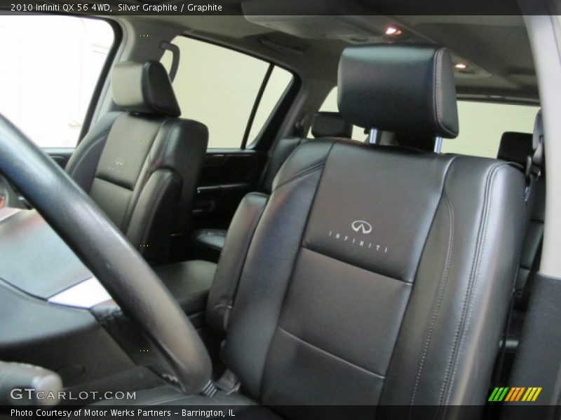 Silver Graphite / Graphite 2010 Infiniti QX 56 4WD