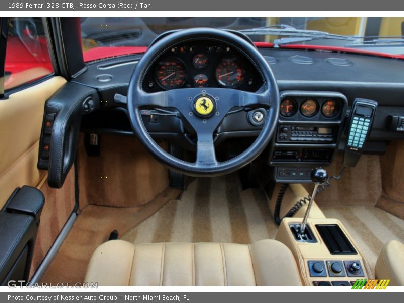 Dashboard of 1989 328 GTB