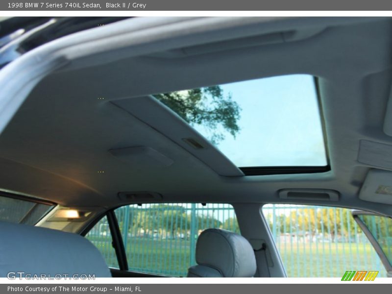 Black II / Grey 1998 BMW 7 Series 740iL Sedan