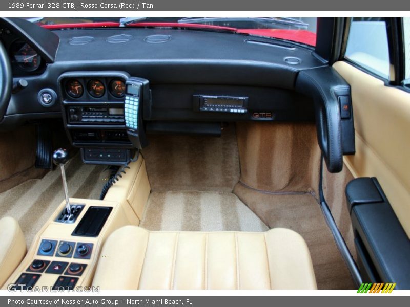 Dashboard of 1989 328 GTB