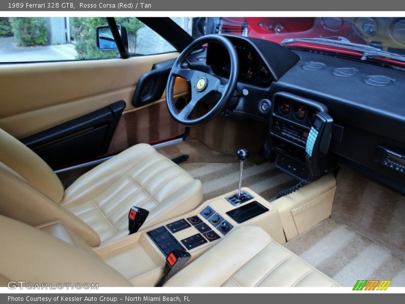 Rosso Corsa (Red) / Tan 1989 Ferrari 328 GTB