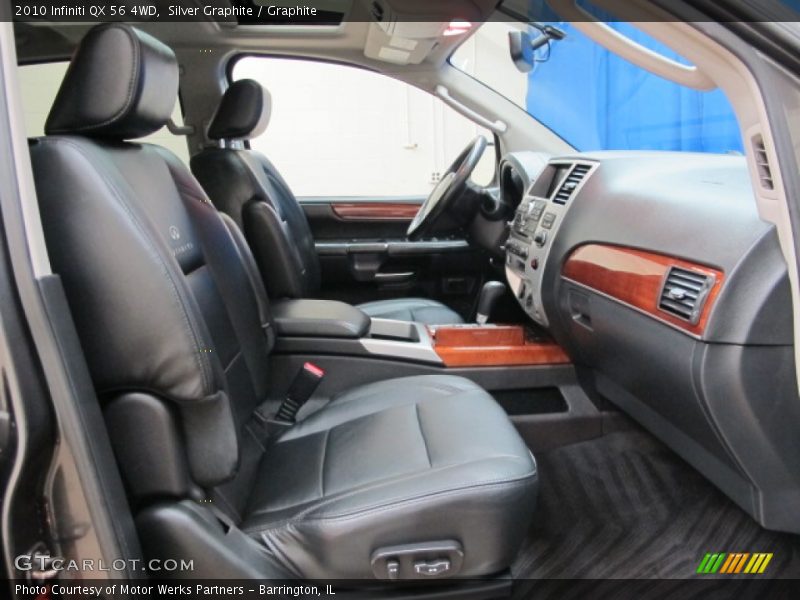 Silver Graphite / Graphite 2010 Infiniti QX 56 4WD