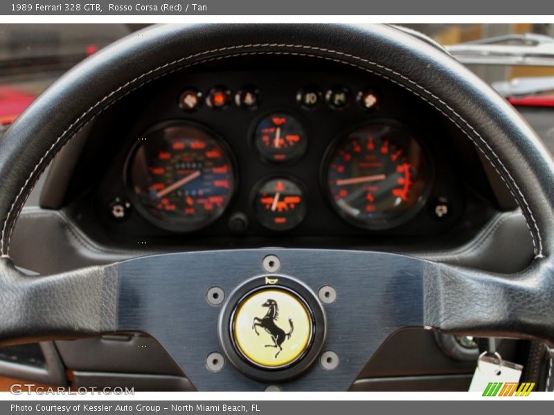 Rosso Corsa (Red) / Tan 1989 Ferrari 328 GTB