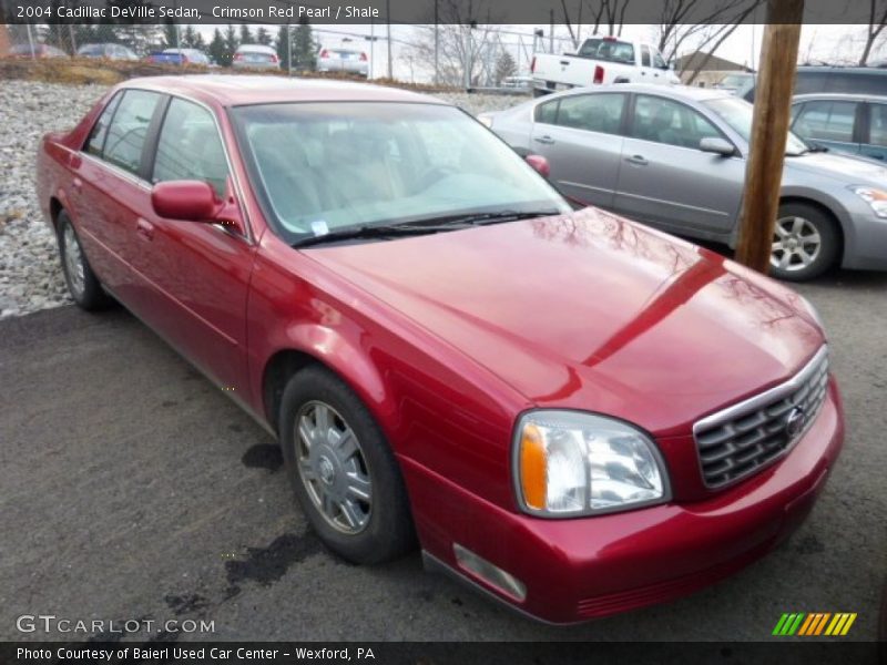 Crimson Red Pearl / Shale 2004 Cadillac DeVille Sedan