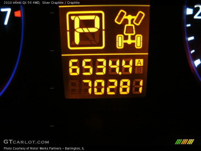 Silver Graphite / Graphite 2010 Infiniti QX 56 4WD