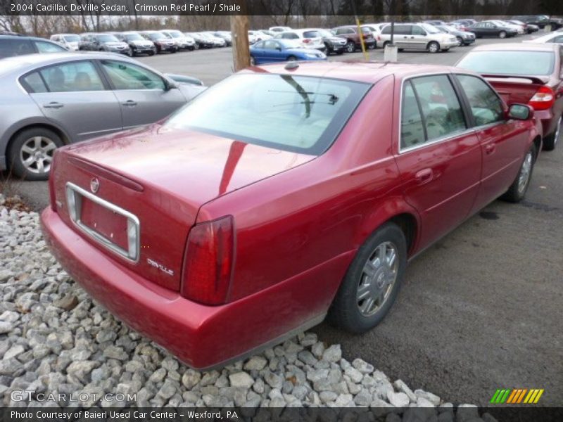 Crimson Red Pearl / Shale 2004 Cadillac DeVille Sedan