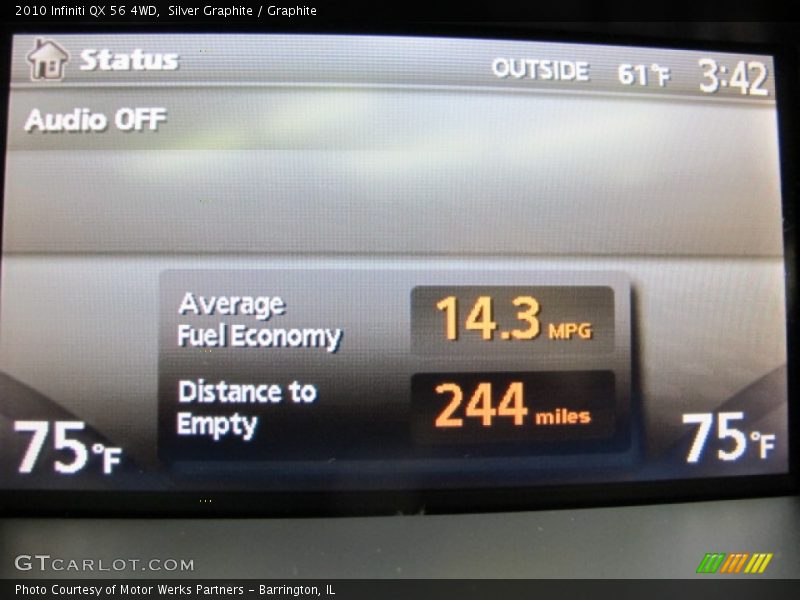 Silver Graphite / Graphite 2010 Infiniti QX 56 4WD