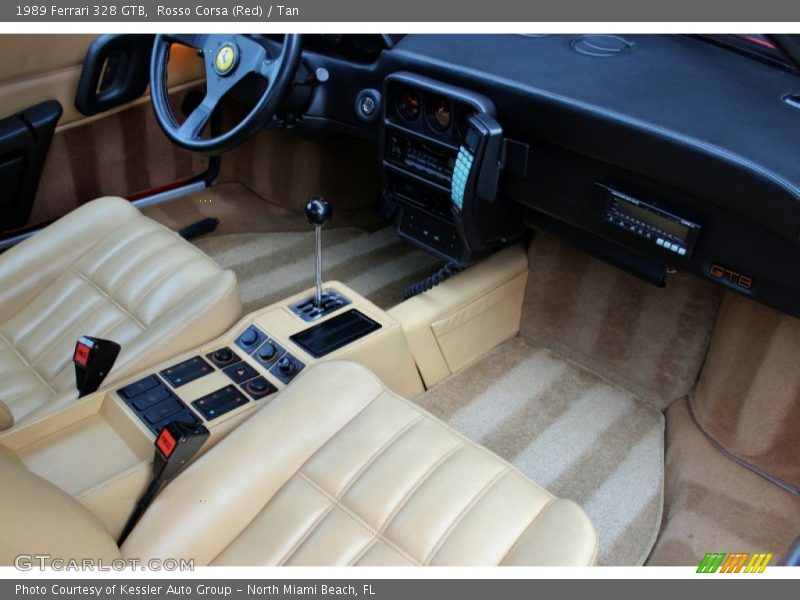 1989 328 GTB Tan Interior