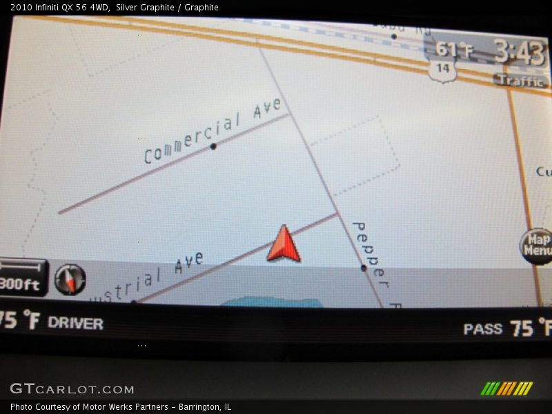 Silver Graphite / Graphite 2010 Infiniti QX 56 4WD