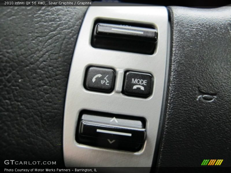 Silver Graphite / Graphite 2010 Infiniti QX 56 4WD