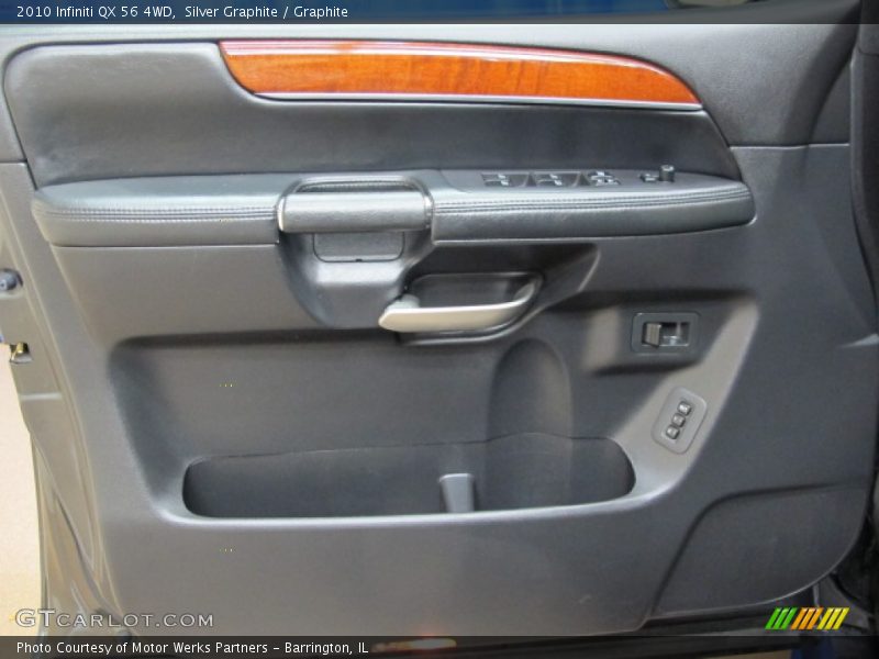 Silver Graphite / Graphite 2010 Infiniti QX 56 4WD