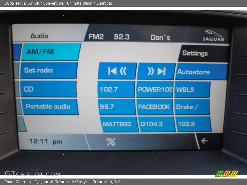 Ultimate Black / Charcoal 2009 Jaguar XK XKR Convertible