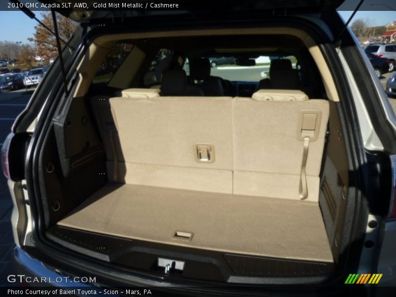 Gold Mist Metallic / Cashmere 2010 GMC Acadia SLT AWD
