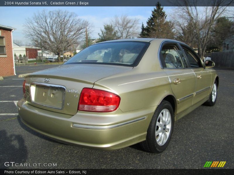 Celadon Green / Beige 2004 Hyundai Sonata V6
